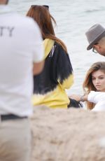 THYLANE BLONDEAU on the Set of L`Oreal Photoshoot in Cannes 05/17/2017