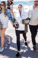 THYLANE BLONDEAU Out in Cannes 08/19/2017