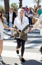 THYLANE BLONDEAU Out in Cannes 08/19/2017