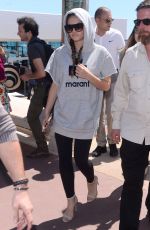 THYLANE BLONDEAU Out in Cannes 08/19/2017