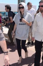 THYLANE BLONDEAU Out in Cannes 08/19/2017