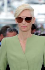 TILDA SWINTON at Okja Photocall at 2017 Cannes Film Festival 05/19/2017