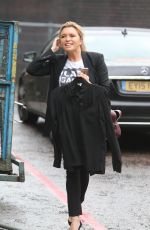TINA HOBLEY Arrives at ITV Studios in London 05/15/2017