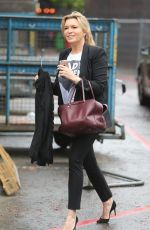 TINA HOBLEY Arrives at ITV Studios in London 05/15/2017