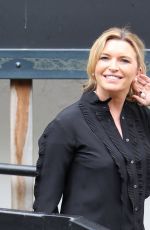 TINA HOBLEY Leaves ITV Studios in London 05/15/2017