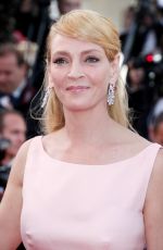 UMA THURMAN at Anniversary Soiree at 70th Annual Cannes Film Festival 05/23/2017
