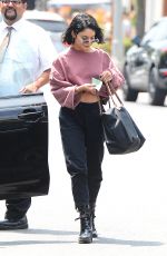 VANESSA HUDGENS Arrives at a Skincare in Beverly Hills 05/17/2017