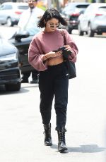 VANESSA HUDGENS Arrives at a Skincare in Beverly Hills 05/17/2017