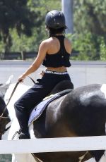 VANESSA HUDGENS at Horseback Riding at a Ranch in Pasadena 05/02/2017