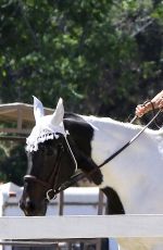 VANESSA HUDGENS at Horseback Riding at a Ranch in Pasadena 05/02/2017