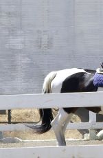 VANESSA HUDGENS at Horseback Riding at a Ranch in Pasadena 05/02/2017