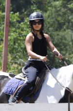 VANESSA HUDGENS at Horseback Riding at a Ranch in Pasadena 05/02/2017