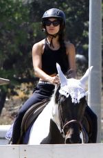 VANESSA HUDGENS at Horseback Riding at a Ranch in Pasadena 05/02/2017