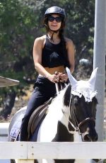 VANESSA HUDGENS at Horseback Riding at a Ranch in Pasadena 05/02/2017