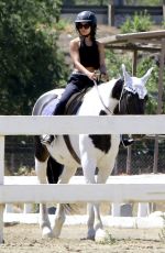 VANESSA HUDGENS at Horseback Riding at a Ranch in Pasadena 05/02/2017