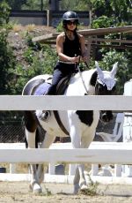 VANESSA HUDGENS at Horseback Riding at a Ranch in Pasadena 05/02/2017