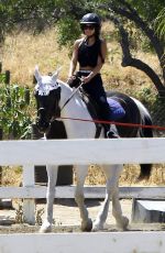 VANESSA HUDGENS at Horseback Riding at a Ranch in Pasadena 05/02/2017