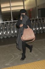 VANESSA HUDGENS Covers Her Face Out in Los Angeles 05/09/2017