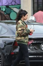 VANESSA HUDGENS in Camouflage Jacket Out for Coffee in Los Angeles 05/06/2017