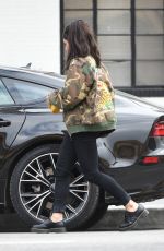 VANESSA HUDGENS in Camouflage Jacket Out for Coffee in Los Angeles 05/06/2017