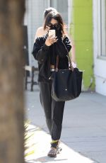 VANESSA HUDGENS Leaves a Gym in Los Angeles 05/02/2017
