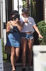 VANESSA HUDGENS Leaves Kawami Sushi in Studio City 05/24/2017