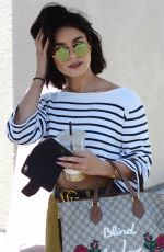 VANESSA HUDGENS Leaves Nine One Zero Salon in Los Angeles 05/16/2017