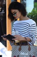 VANESSA HUDGENS Leaves Nine One Zero Salon in Los Angeles 05/16/2017