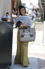 VANESSA HUDGENS Leaves Nine One Zero Salon in Los Angeles 05/16/2017