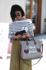 VANESSA HUDGENS Leaves Nine One Zero Salon in Los Angeles 05/16/2017