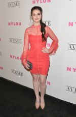 VANESSA MARANO at Nylon Young Hollywood May Issue Party in Los Angeles 05/02/2017