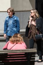 VANJA BOSNIC and Luka Modric Out Shopping in Madrid 04/30/2017