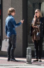VANJA BOSNIC and Luka Modric Out Shopping in Madrid 04/30/2017