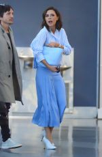 VICTORIA BECKHAM at JFK Airport in New York 05/13/2017