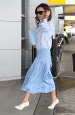 VICTORIA BECKHAM at JFK Airport in New York 05/13/2017