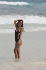 VICTORIA JUSTICE and MADISON REED in Swimsuits at a Beach in Cancun 05/29/2017