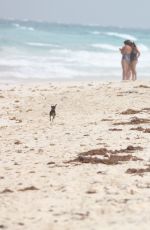 VICTORIA JUSTICE and MADISON REED in Swimsuits at a Beach in Cancun 05/29/2017