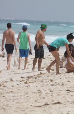 VICTORIA JUSTICE and MADISON REED in Swimsuits at a Beach in Cancun 05/29/2017