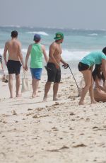 VICTORIA JUSTICE and MADISON REED in Swimsuits at a Beach in Cancun 05/29/2017