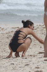 VICTORIA JUSTICE in Swimsuit on the Beach in Cancun 05/29/2017