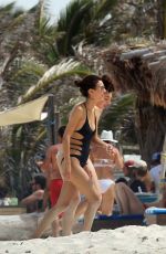 VICTORIA JUSTICE in Swimsuit on Vacation in Cancun 05/29/2017