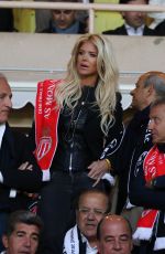 VICTORIA SILVSTEDT at Football Champions League Semi-final in Monaco 05/03/2017