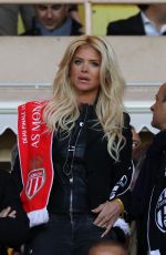 VICTORIA SILVSTEDT at Football Champions League Semi-final in Monaco 05/03/2017