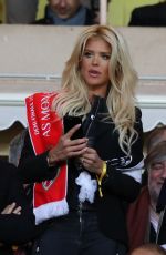 VICTORIA SILVSTEDT at Football Champions League Semi-final in Monaco 05/03/2017