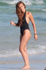 XENIA DELI in Swimsuit on the Set of a Photoshoot on Miami Beach 05/10/2017