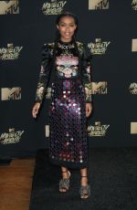 YARA SHAHIDI at 2017 MTV Movie & TV Awards in Los Angeles 05/07/2017