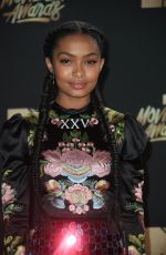 YARA SHAHIDI at 2017 MTV Movie & TV Awards in Los Angeles 05/07/2017