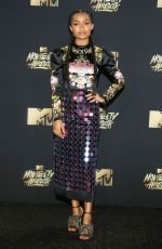 YARA SHAHIDI at 2017 MTV Movie & TV Awards in Los Angeles 05/07/2017