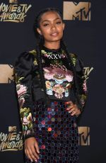YARA SHAHIDI at 2017 MTV Movie & TV Awards in Los Angeles 05/07/2017