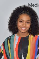 YARA SHAHIDI at ABC/Disney Media Upfront in Burbank 05/21/2017